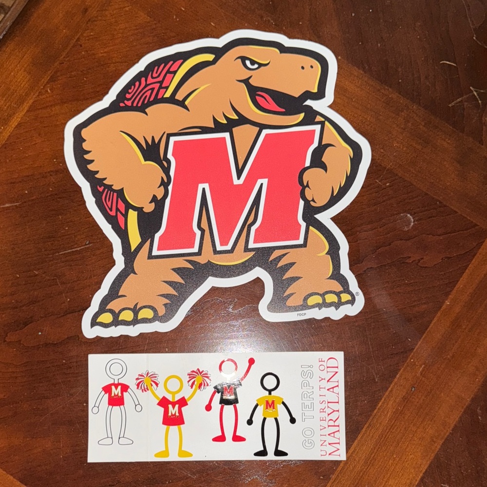 University of Maryland Terrapin X Large Magnet car decal & Sticker Go Terps